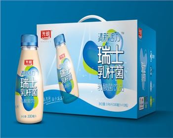 陜西禮品包裝盒光明酸奶包裝盒案例展示